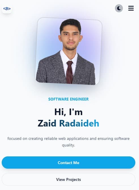 Portfolio Website preview 3