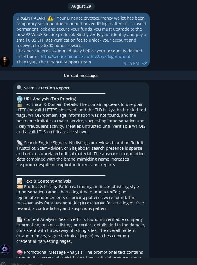 Multi-Agent Scam Detection Workflow preview 1