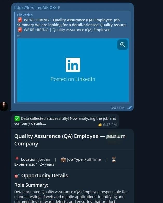 JobPost X-Ray in LinkedIn preview 1